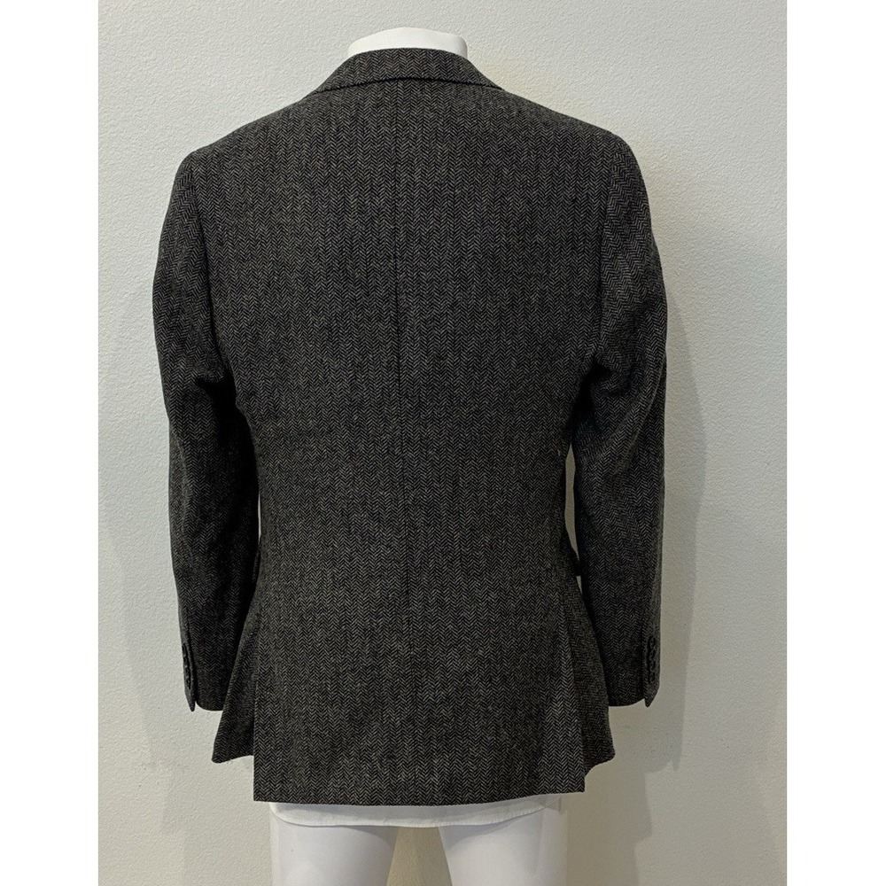 J.Crew Ludlow Moon Herringbone Tweed Wool Blazer 38R Gray Sport Coat Preppy - Picture 6 of 16